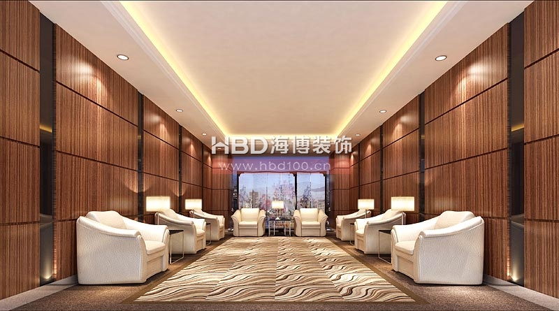 广东隆鑫投资公司珠江新城写字楼装修 洽谈室设计