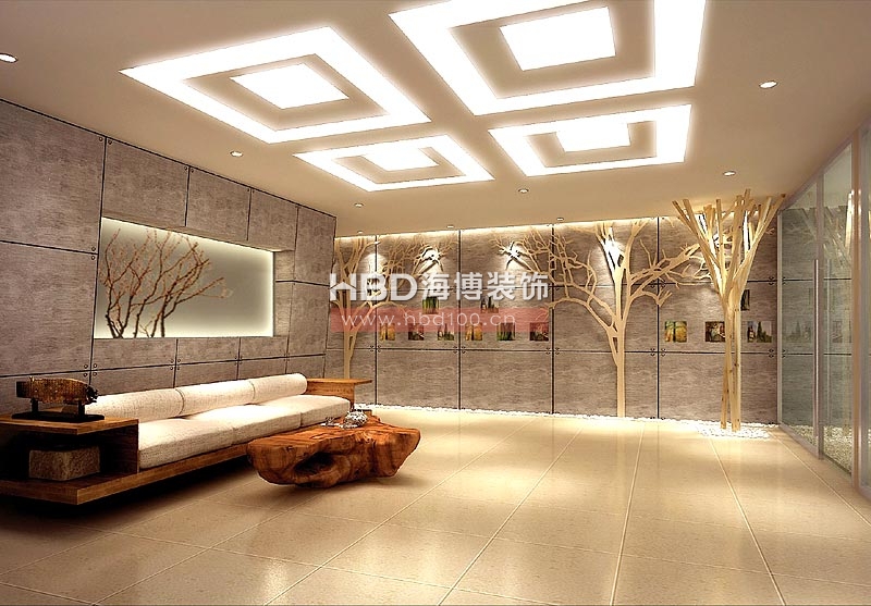 巅峰旅游规划设计院广州分公司办公室装修 接待区