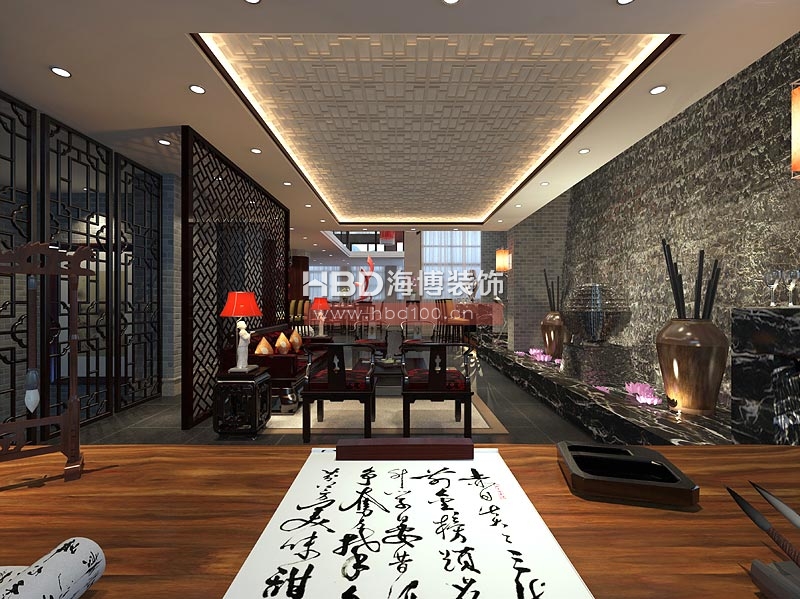 广州日熙贸易公司装修设计 总经理办公室设计