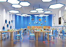 签约广州幼儿园装修设计 加德纳高格调幼儿园项目