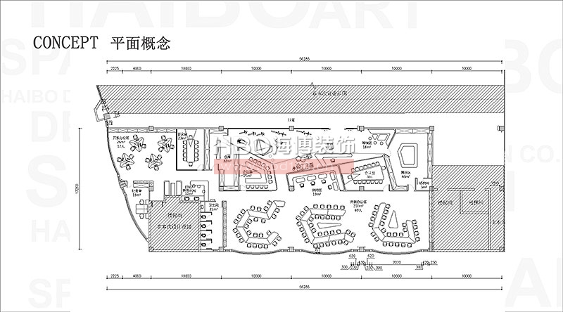 运动品牌办公室装修设计,迪卡侬广州办公室,广州装饰公司,广州办公室装修.jpg