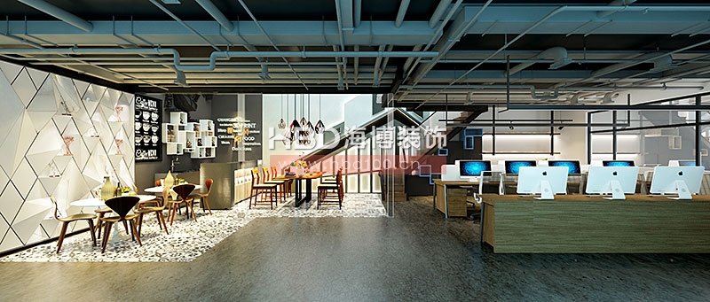 loft风格办公室,科技公司办公室装修,loft装修风格,海博装饰.jpg