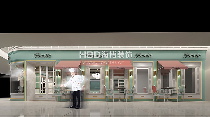 广州烘焙生活馆设计装修,餐饮业装修,餐饮连锁店设计,海博装饰 .jpg