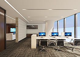 金融公司办公室装修设计实景图分享